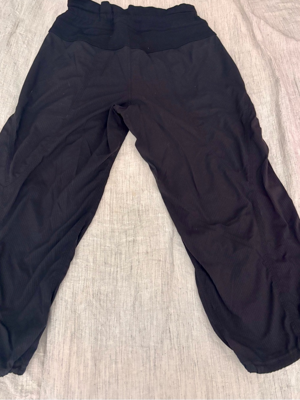 lululemon athletica Black Track Pants / Joggers